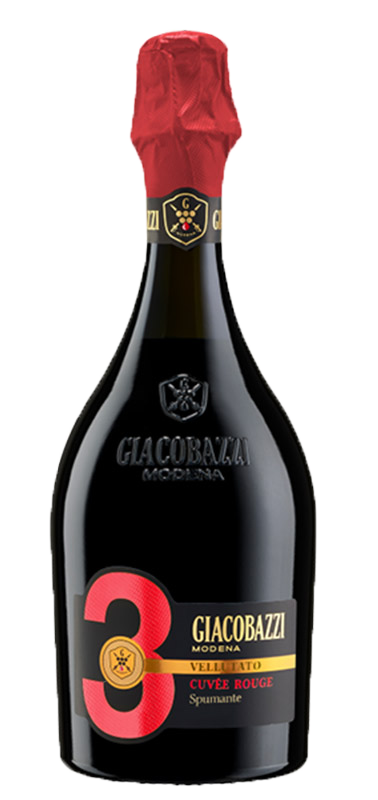 Giacobazzi 3 VELLUTATO Spumante Cuvée Rouge