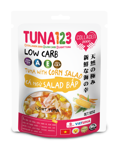 tuna with corn salad