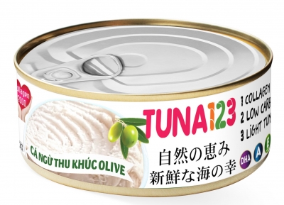 Cá ngừ cắt khúc dầu olive